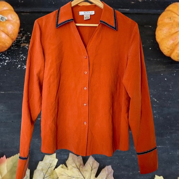 VINTAGE NEXX silk blouse - Picture 3 of 8